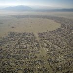 Burning Man Festival in the Black Rock Desert