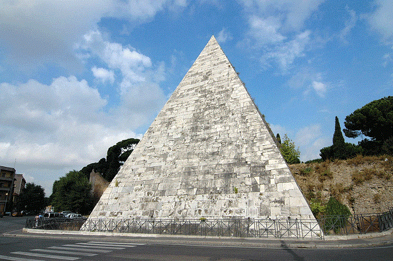 Pyramid of Cestius a - Lets Travel More