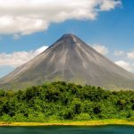Typical dormant volcano: Arenal volcano (Costa Rica, La Fortuna).