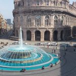 Genova Fontana Blu Liguria Italia