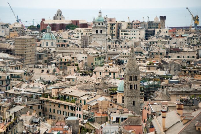 Old City Of Genoa