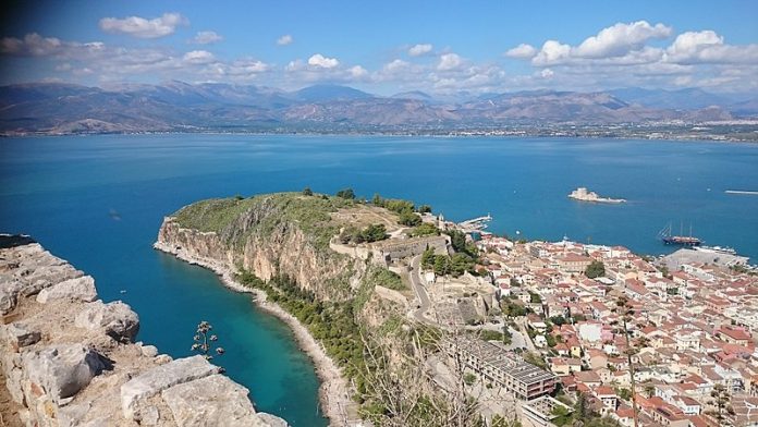 Nafplio from above