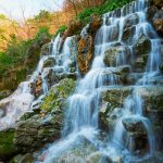Small waterfall cascade