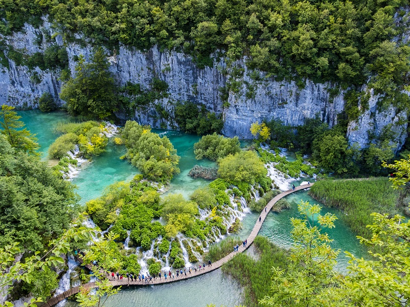 Croatia, Lika-Senj, Osredak, Plitvice Lakes National Park