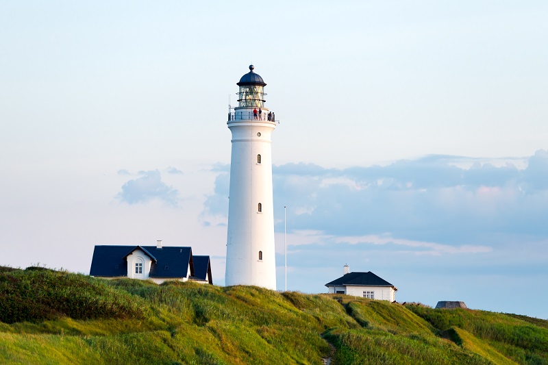 lighthouse of Hirtshals in denmark