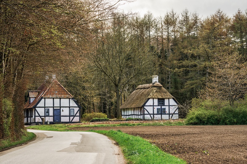 Old houses in Denmark