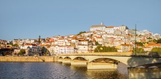 Coimbra city in Portugal