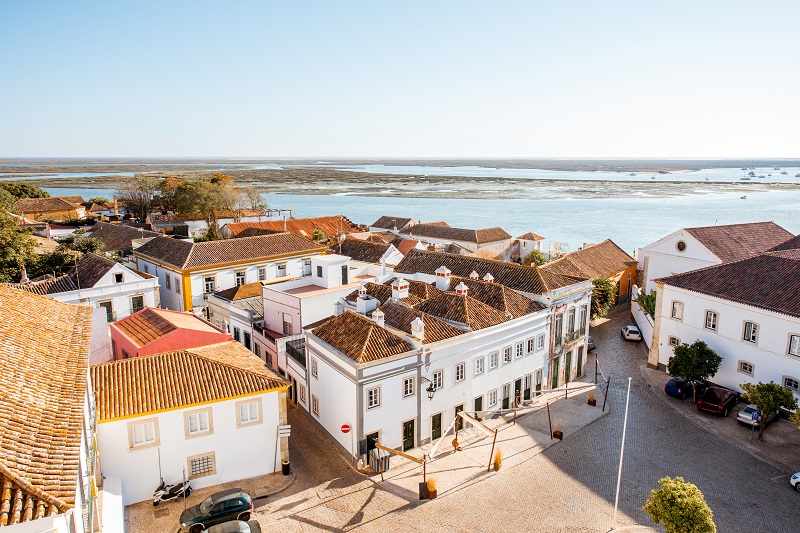 Faro city in Portugal