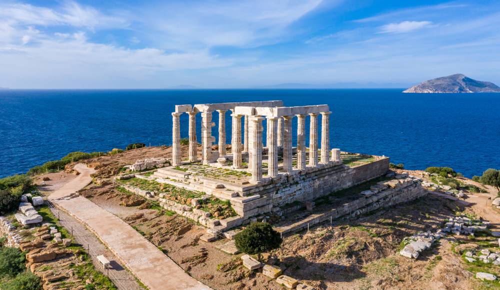 Visiting Cape of Sounion